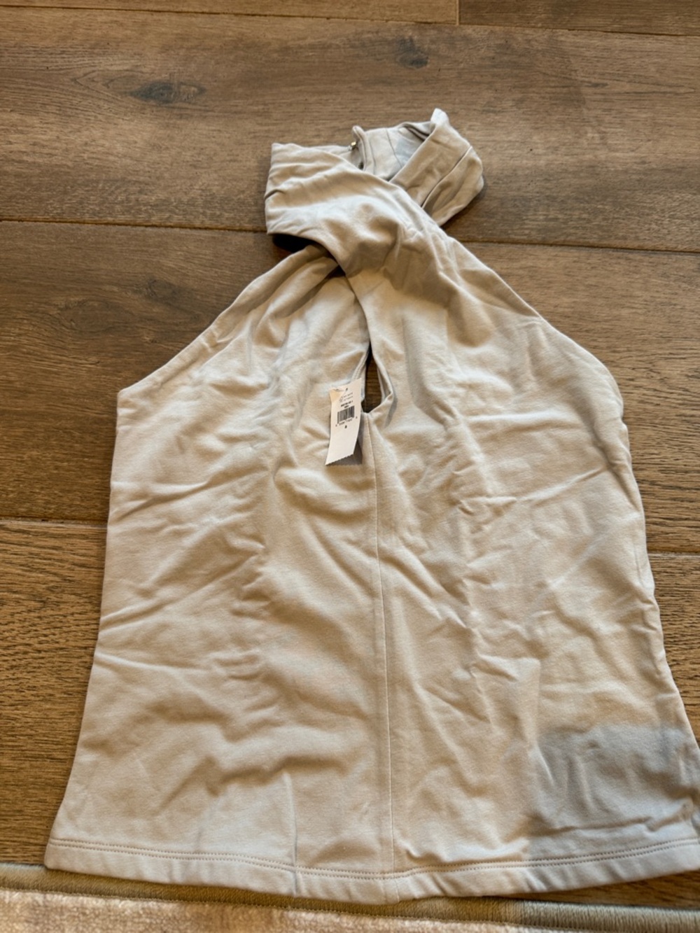 Banana Republic Neutral Twist Halter Tank Top